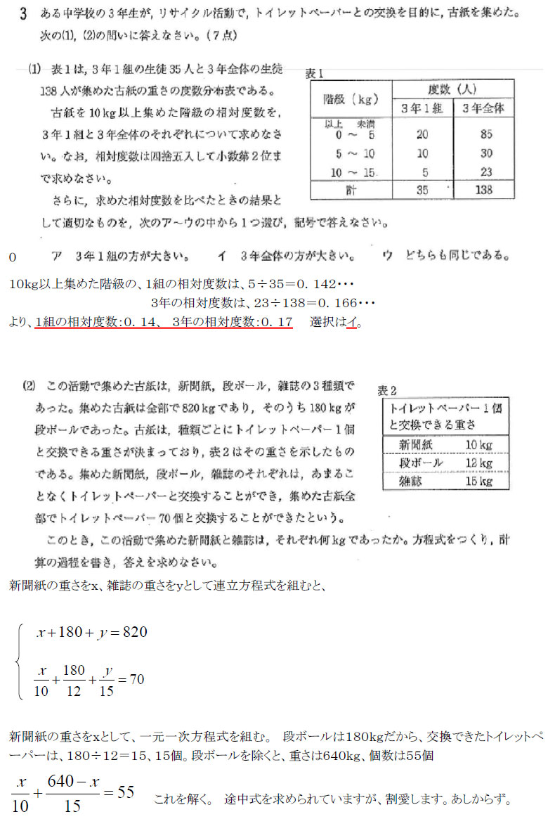 中学生・高校受験情報: 数学